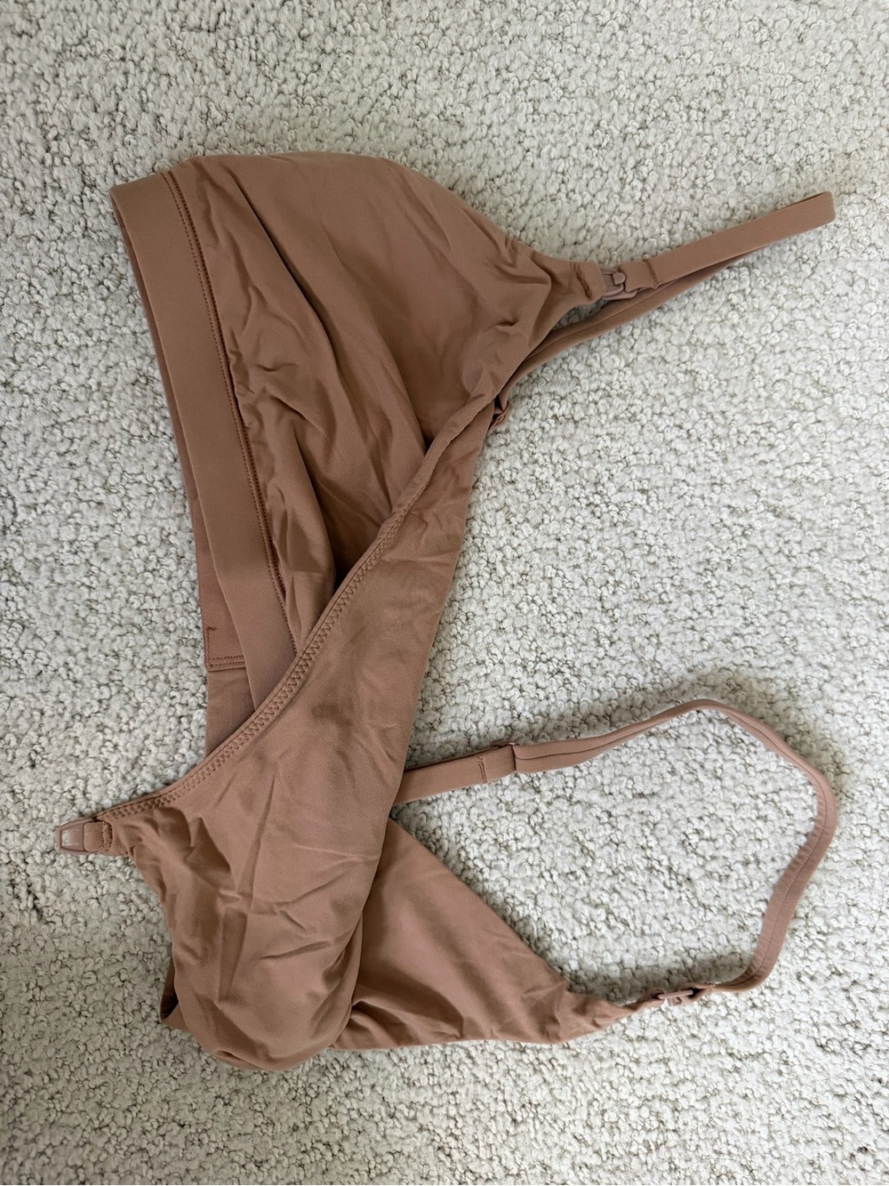 SKIMS Nursing Seamless Bralette - Color Sienna - Picture 10 of 11